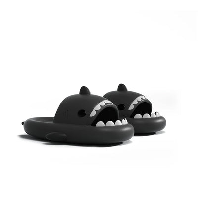 Claquettes requins - Noir - US 6 - 7 - Launchify